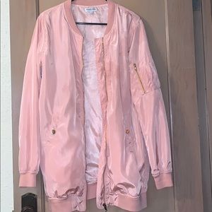 Fashion Nova Oversized Satin Coat